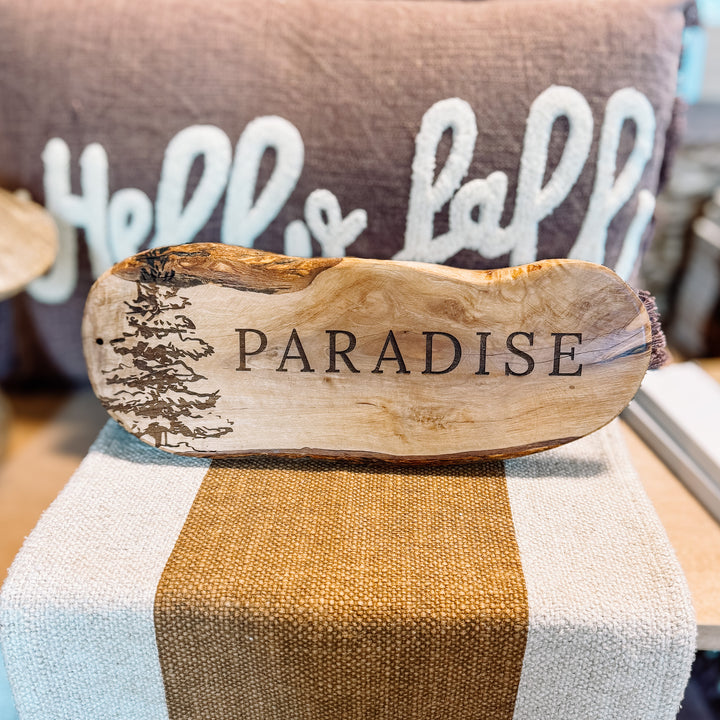 Olive Wood Paradise Tree Board