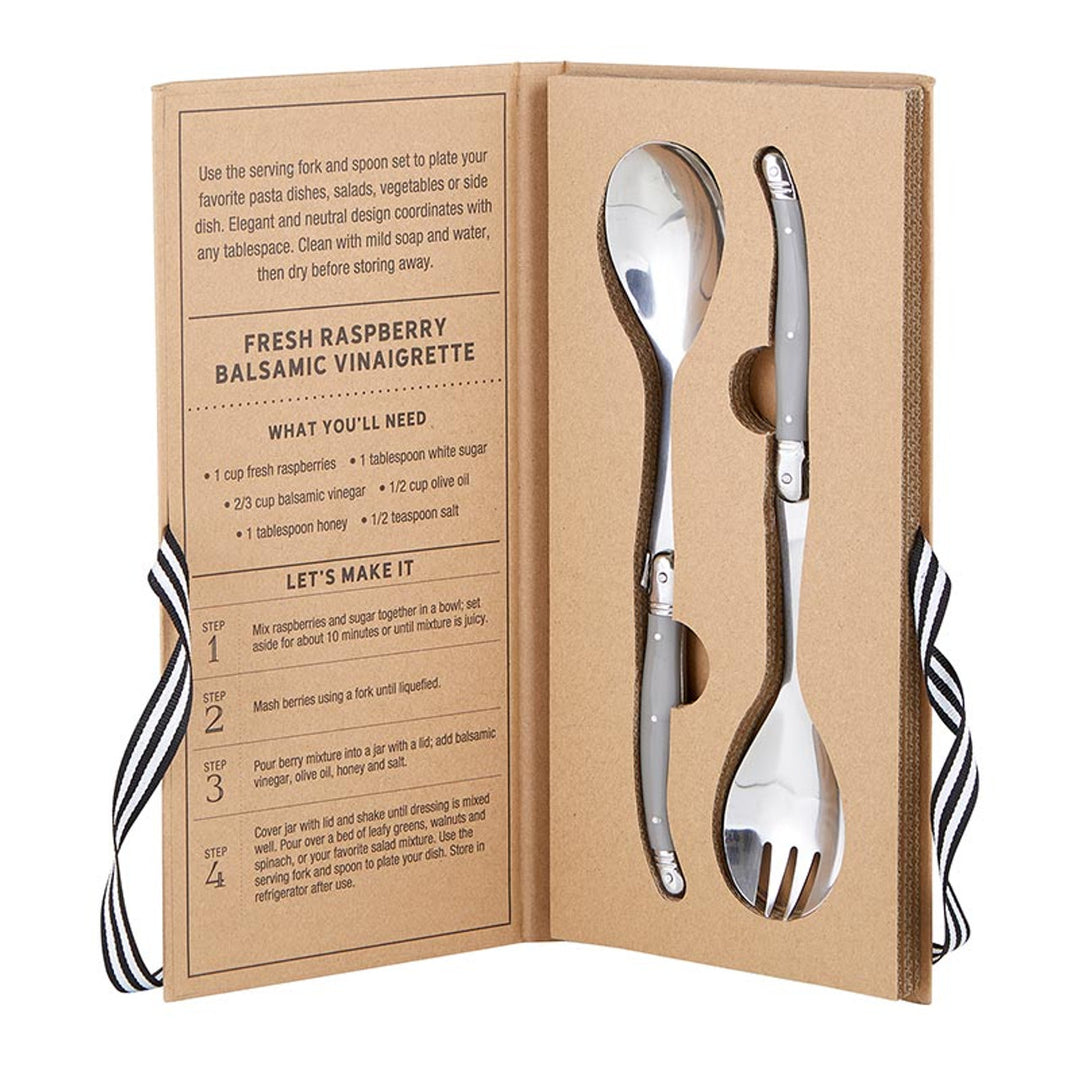"Serve Up" Salad Servers Book Box