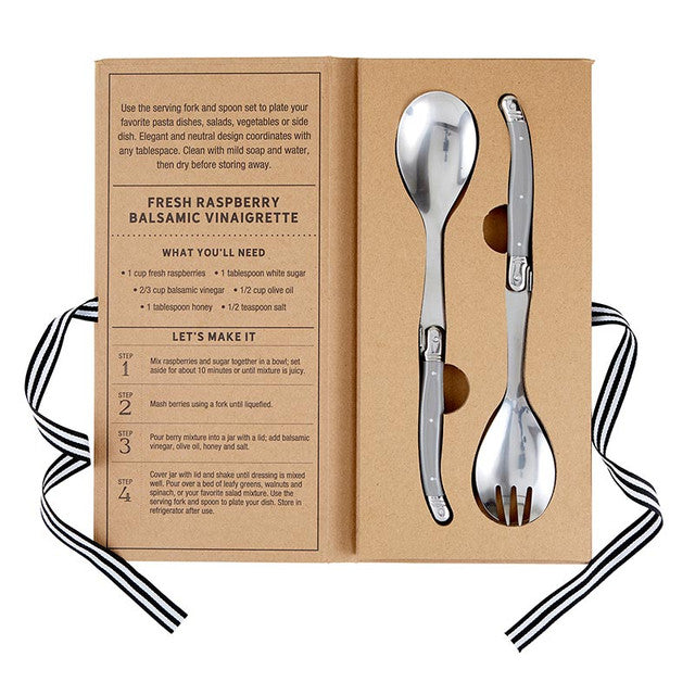 "Serve Up" Salad Servers Book Box