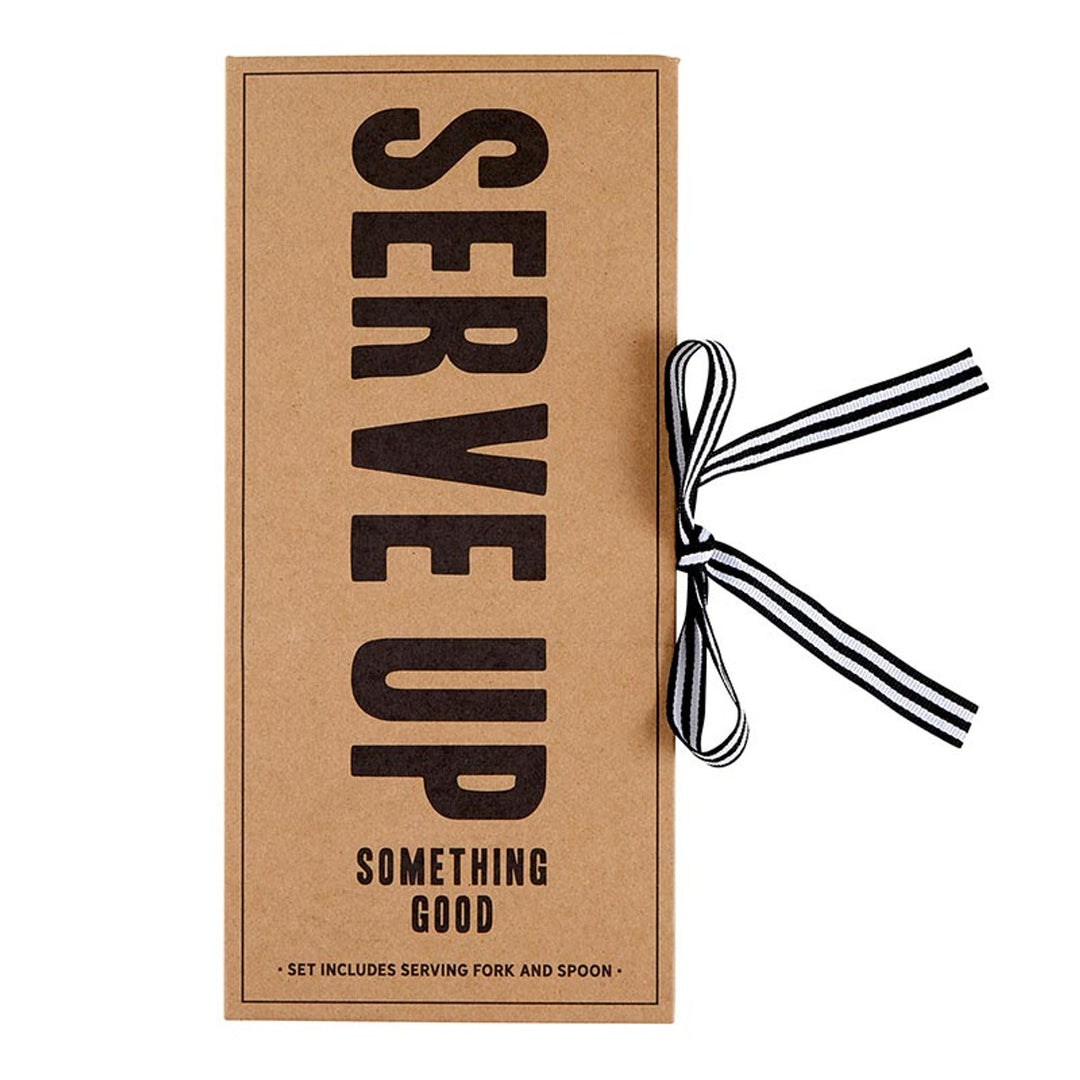 "Serve Up" Salad Servers Book Box