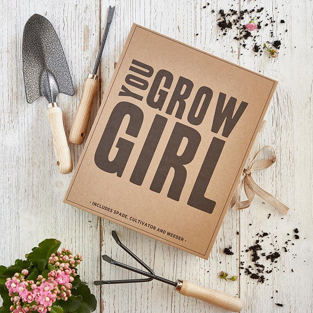 "You Grow Girl" Garden Tools Book Box