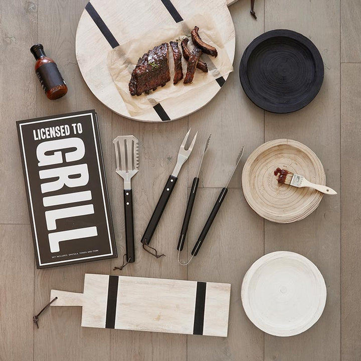 "Licensed to Grill" BBQ Tools Book Box