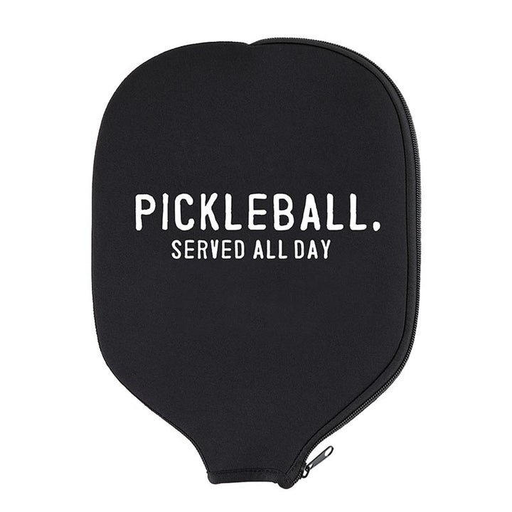 "Pickleball Served All Day" Pickleball Paddle Cover