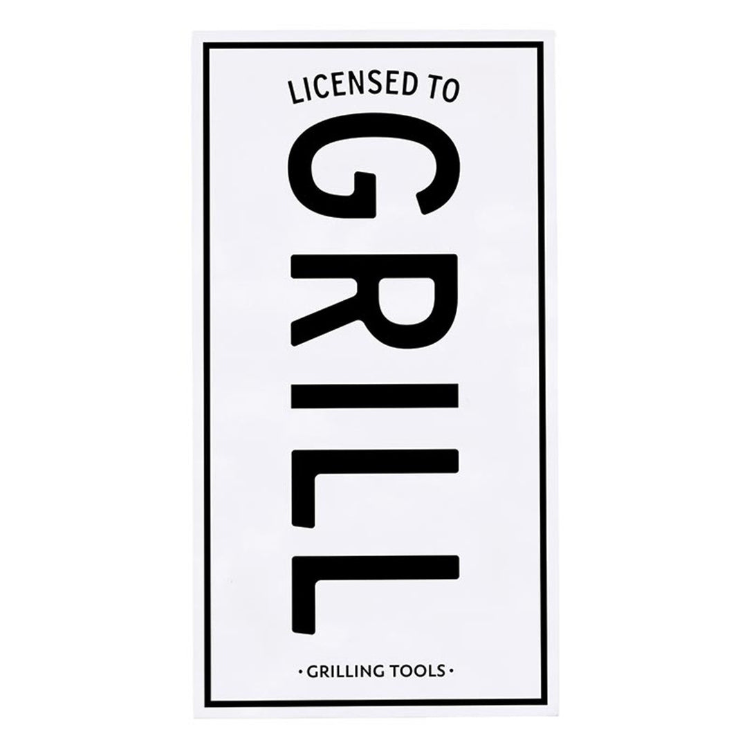 "Licensed to Grill" BBQ Tools Book Box