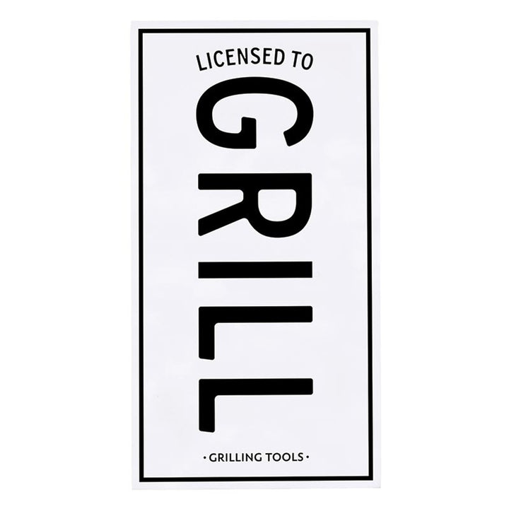 "Licensed to Grill" BBQ Tools Book Box