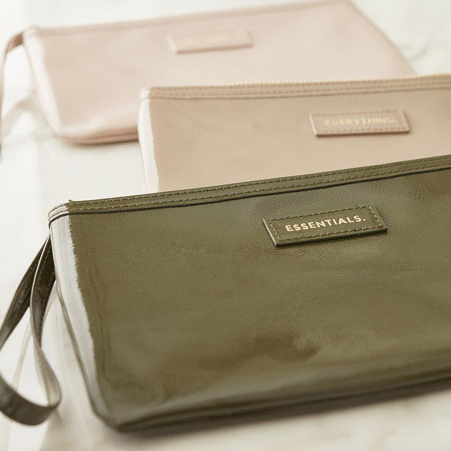 Patent Pouch with Zipper, 9"
