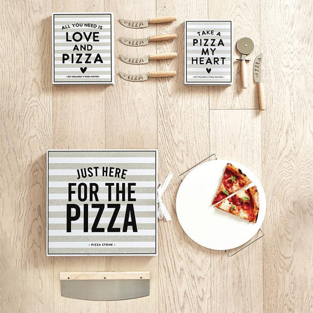 "Take a Pizza My Heart" Pizza Cutter Book Box Set