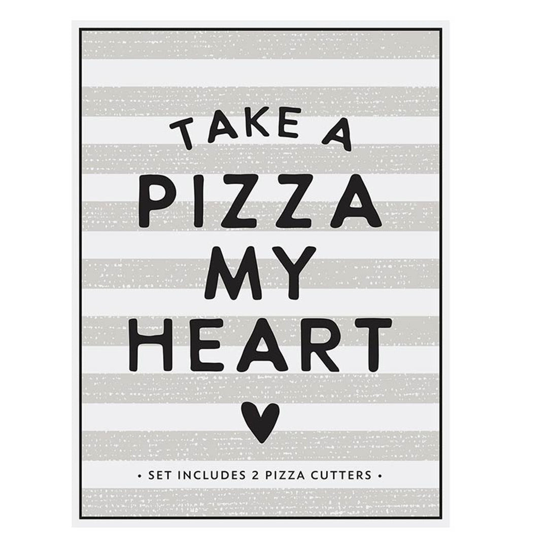 "Take a Pizza My Heart" Pizza Cutter Book Box Set