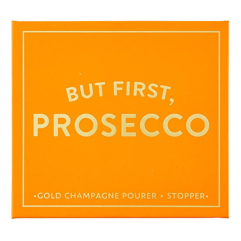 "But First Prosecco" Stopper Book Box Set