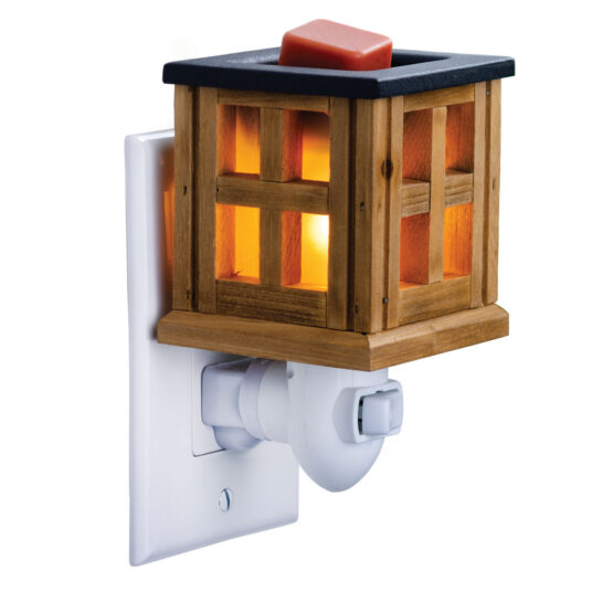 Wooden Lantern Pluggable Fragrance Warmer
