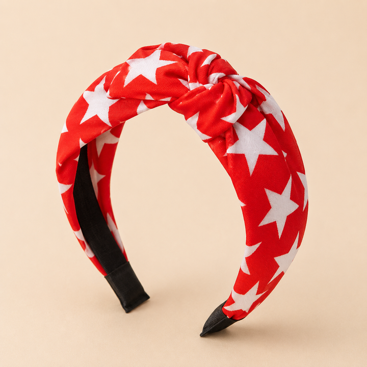 Patriotic Stars &amp; Stripes Knotted Headbands