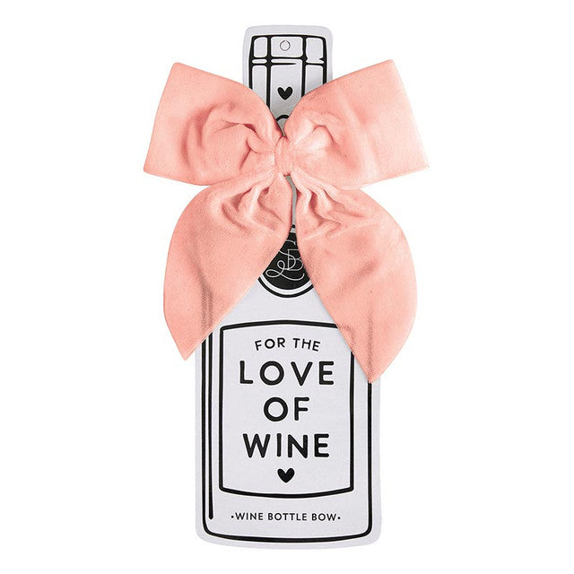 Wine Bottle Velvet Gift Bow