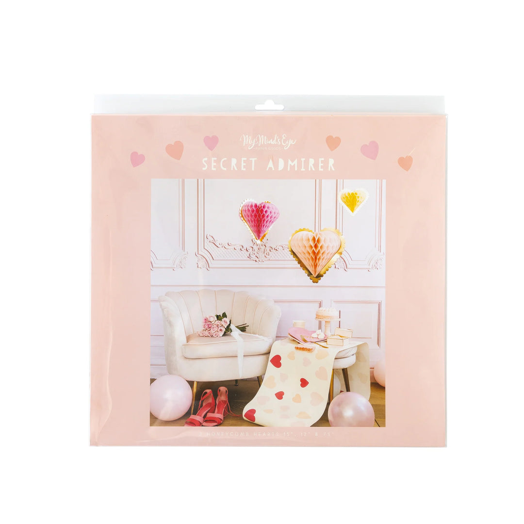 Hanging Hearts Secret Admirer Honeycomb