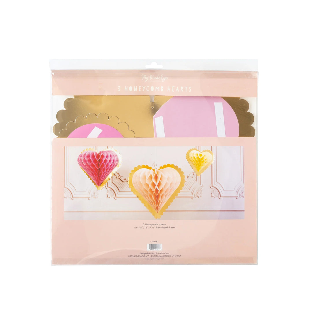 Hanging Hearts Secret Admirer Honeycomb