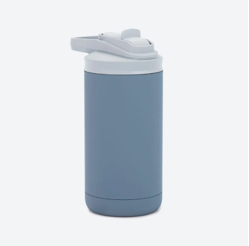 12oz Soft Matte Stainless Steel Tumbler with Sipper Straw Lid