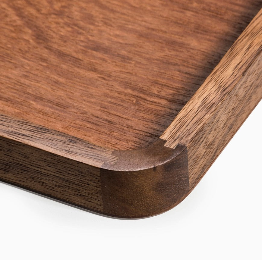 18" Acacia Wood Rectangular Serving Tray