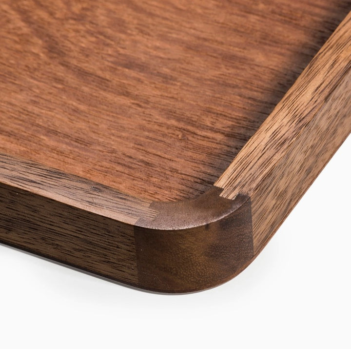 18" Acacia Wood Rectangular Serving Tray