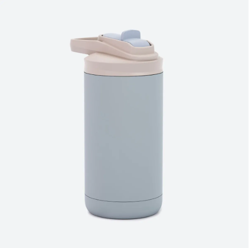 12oz Soft Matte Stainless Steel Tumbler with Sipper Straw Lid