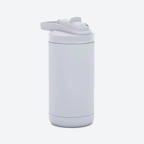 12oz Soft Matte Stainless Steel Tumbler with Sipper Straw Lid