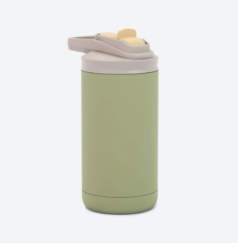 12oz Soft Matte Stainless Steel Tumbler with Sipper Straw Lid