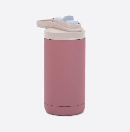 12oz Soft Matte Stainless Steel Tumbler with Sipper Straw Lid