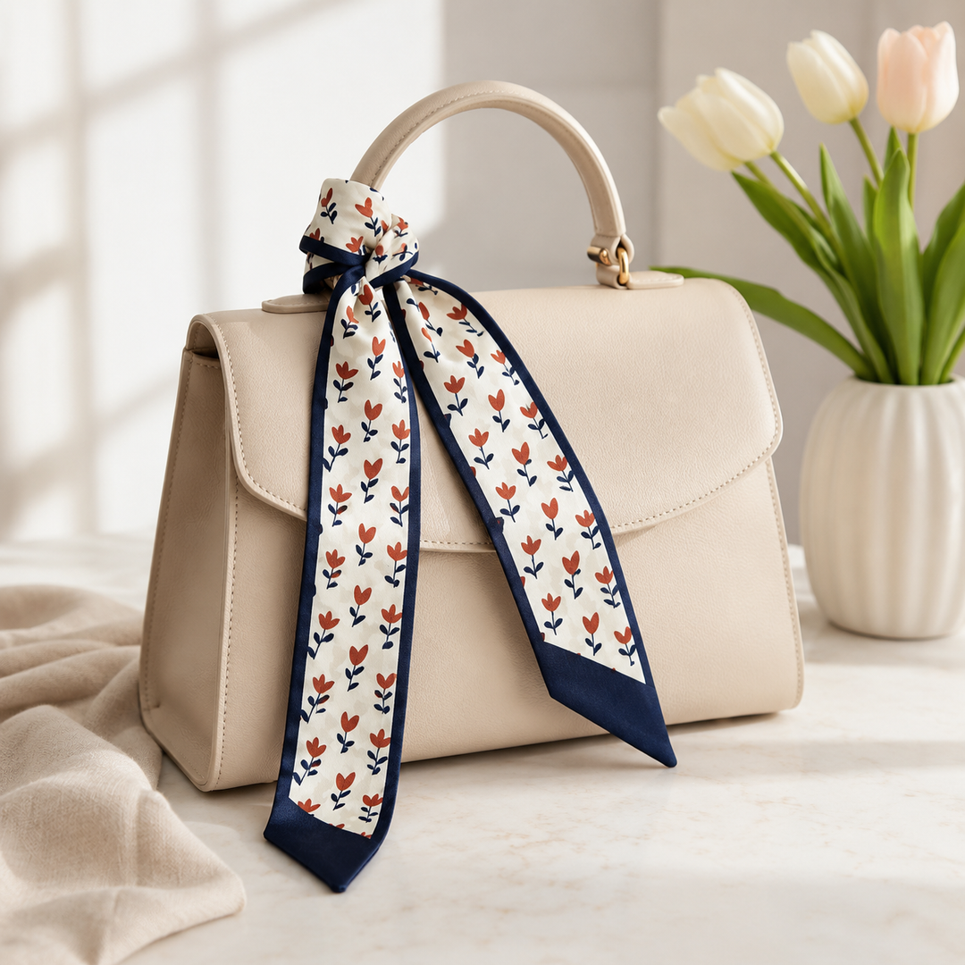 Colorful Twilly Scarf – Lightweight Hair, Neck &amp; Bag Scarf