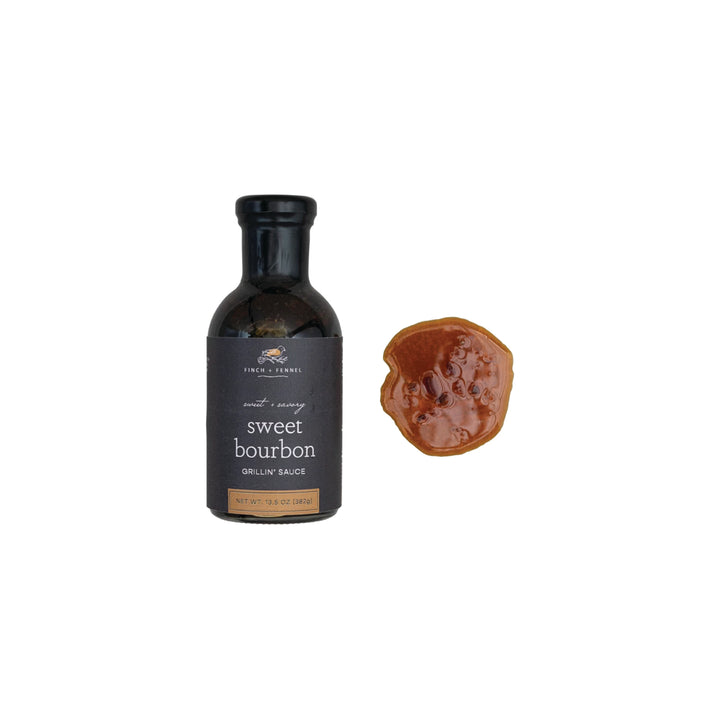Finch + Fennel Sweet + Savory Sweet Bourbon Grillin Sauce, 13.5oz