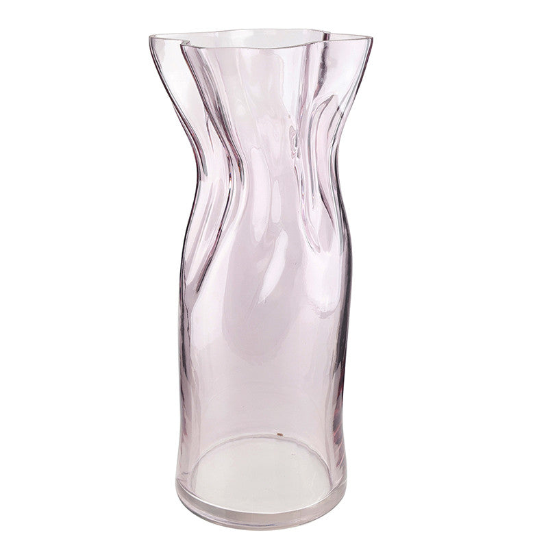 Luster Glass Cinched Vase