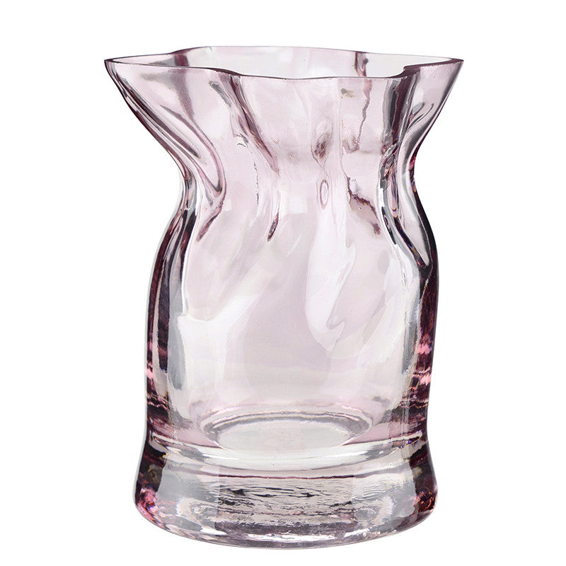 Luster Glass Cinched Vase