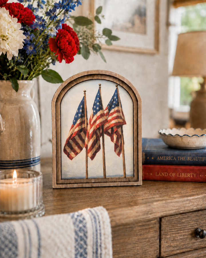 Patriotic Canvas Framed Prints