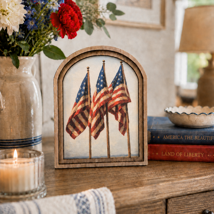 Patriotic Canvas Framed Prints