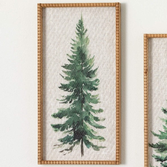 Pine Tree Watercolor Wall Art