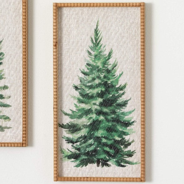 Pine Tree Watercolor Wall Art