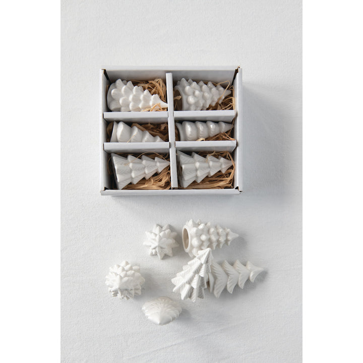 Stoneware Mini Trees, 2.5"
