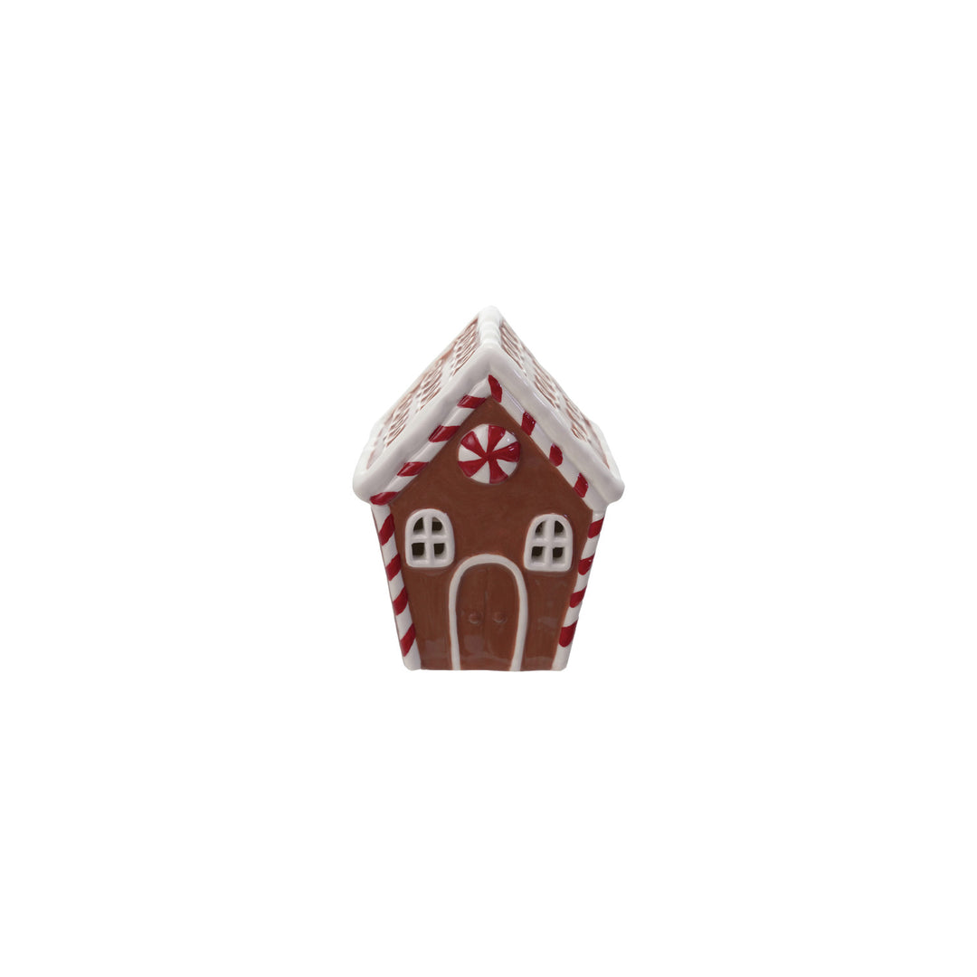 Hand-Painted Lighted Gingerbread House
