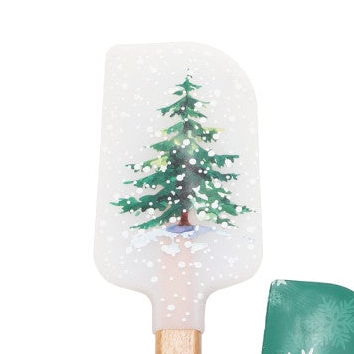 Holiday Silicone &amp; Wood Spatula