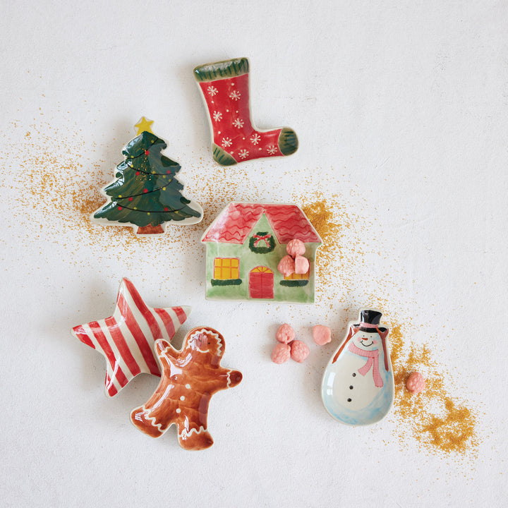 Hand Painted Holiday Dish
