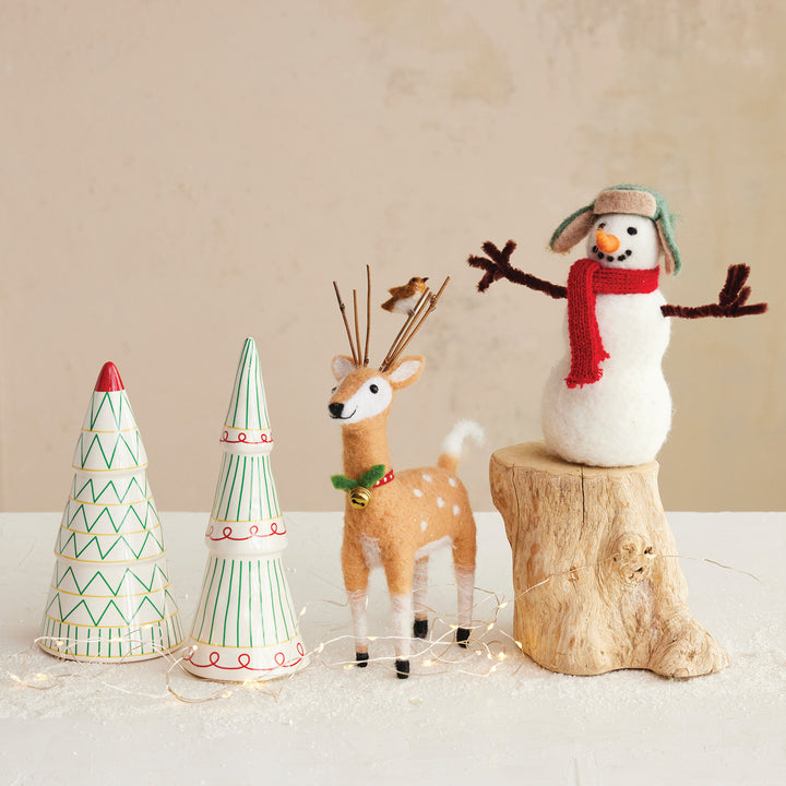Handmade Fabric &amp; Wool Felt Friends