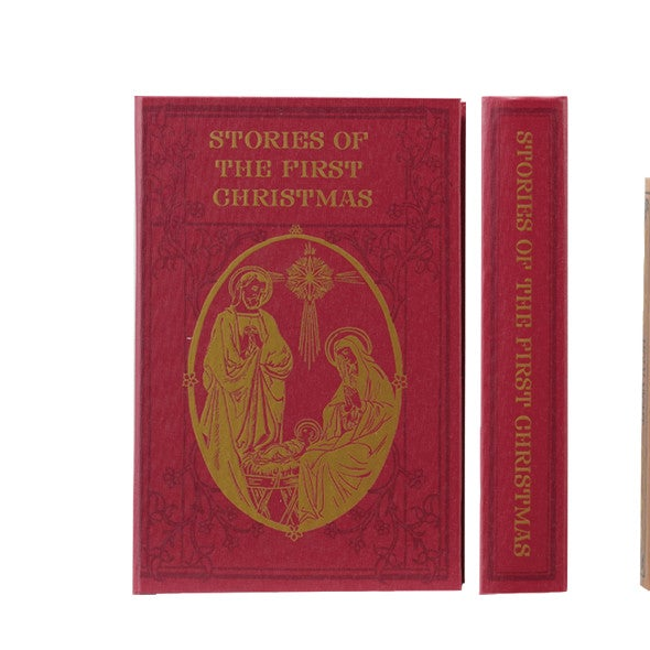 A red hardcover book titled &
