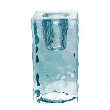 Hammered Glass Taper Holder