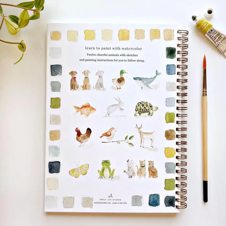 Watercolor Painting Workbooks, Step-by-Step Art Books