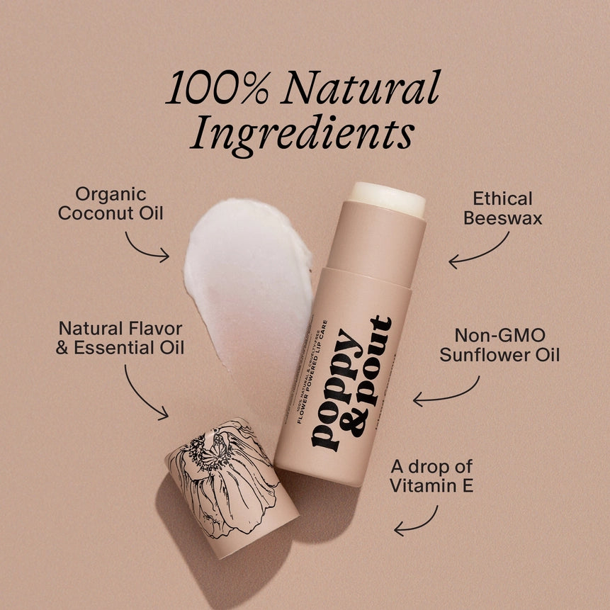 Poppy &amp; Pout Lip Balm Collection | Natural Hydrating Lip Balm