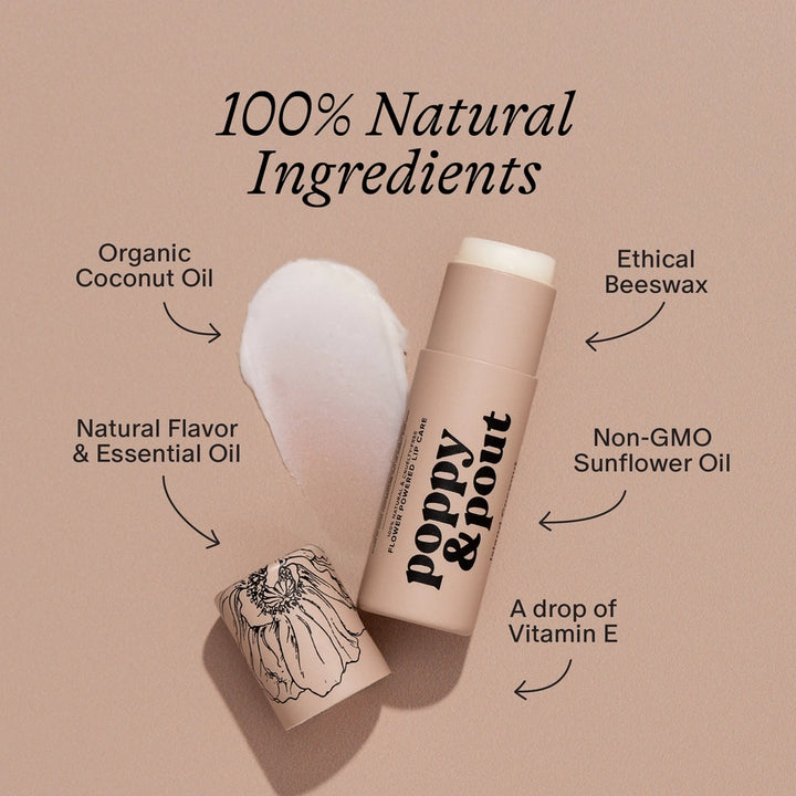 Poppy &amp; Pout Lip Balm Collection | Natural Hydrating Lip Balm