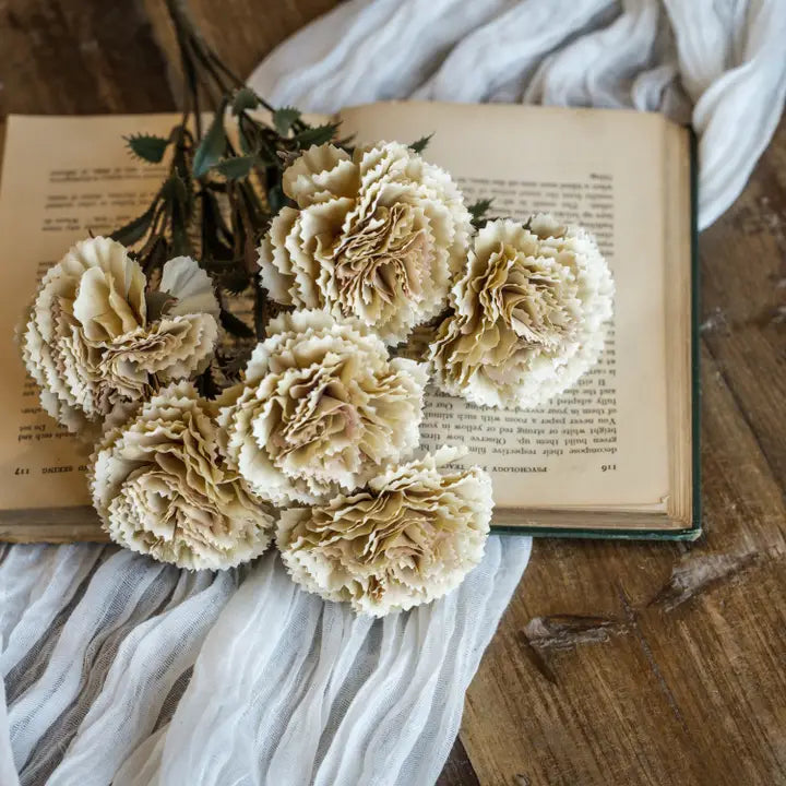 Artificial Carnation Flower Spray
