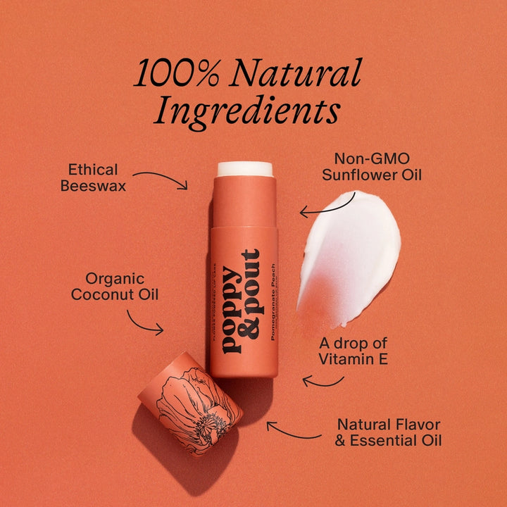 Poppy &amp; Pout Lip Balm Collection | Natural Hydrating Lip Balm