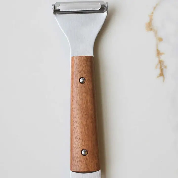Heirloom Wood Handle Y-Shaped Vegetable Peeler