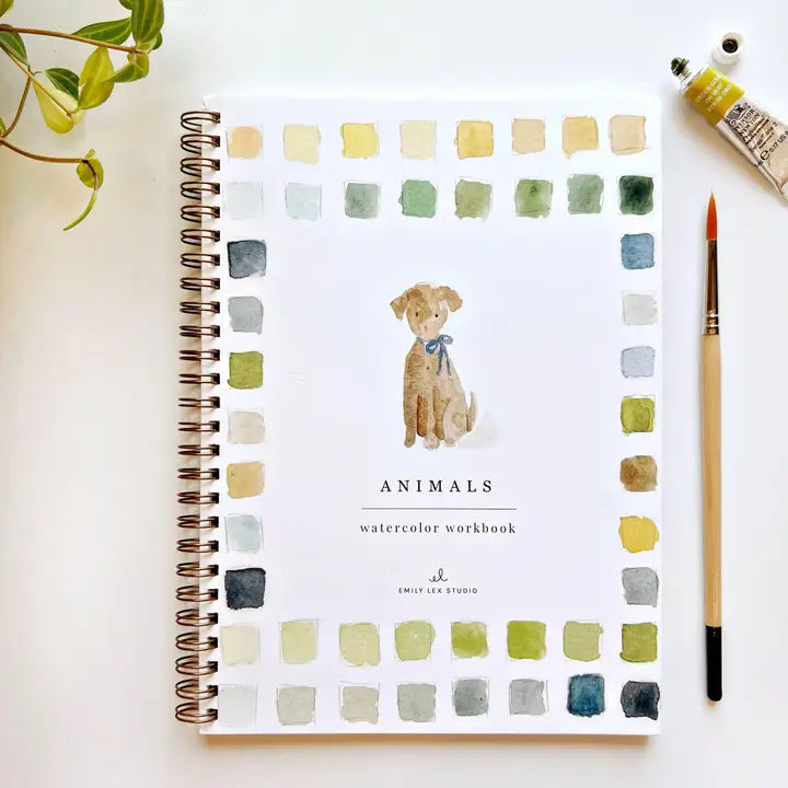 Watercolor Painting Workbooks, Step-by-Step Art Books