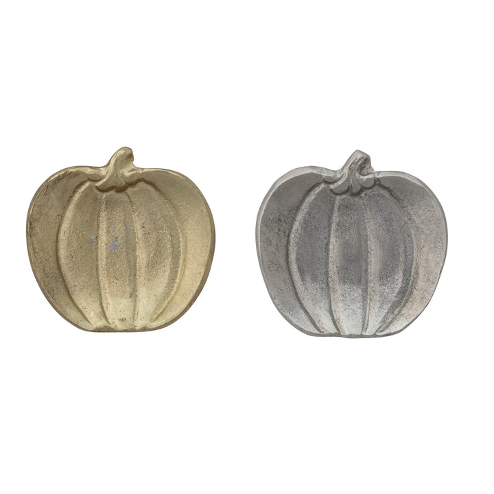 Cast Aluminum Pumpkin Trinket Dish
