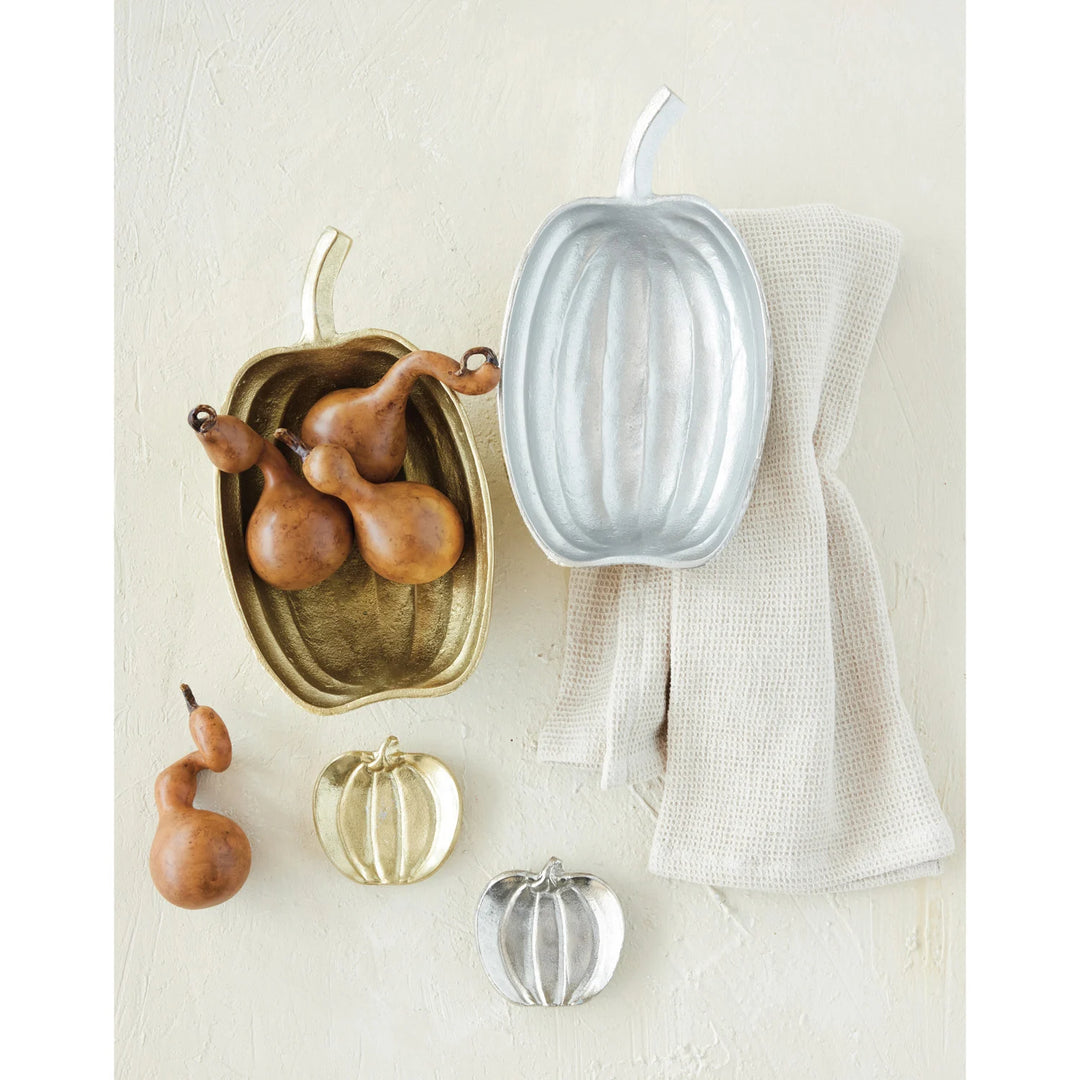 Cast Aluminum Pumpkin Trinket Dish