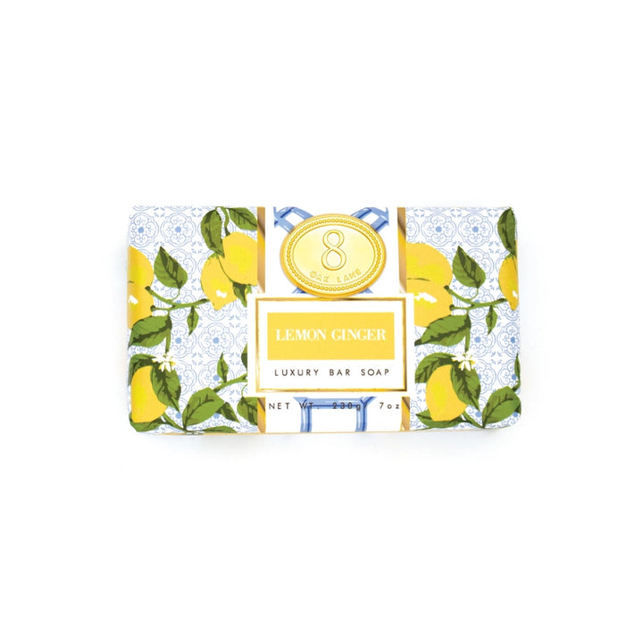 Lemon Ginger Wrapped Bar Soap, 7oz